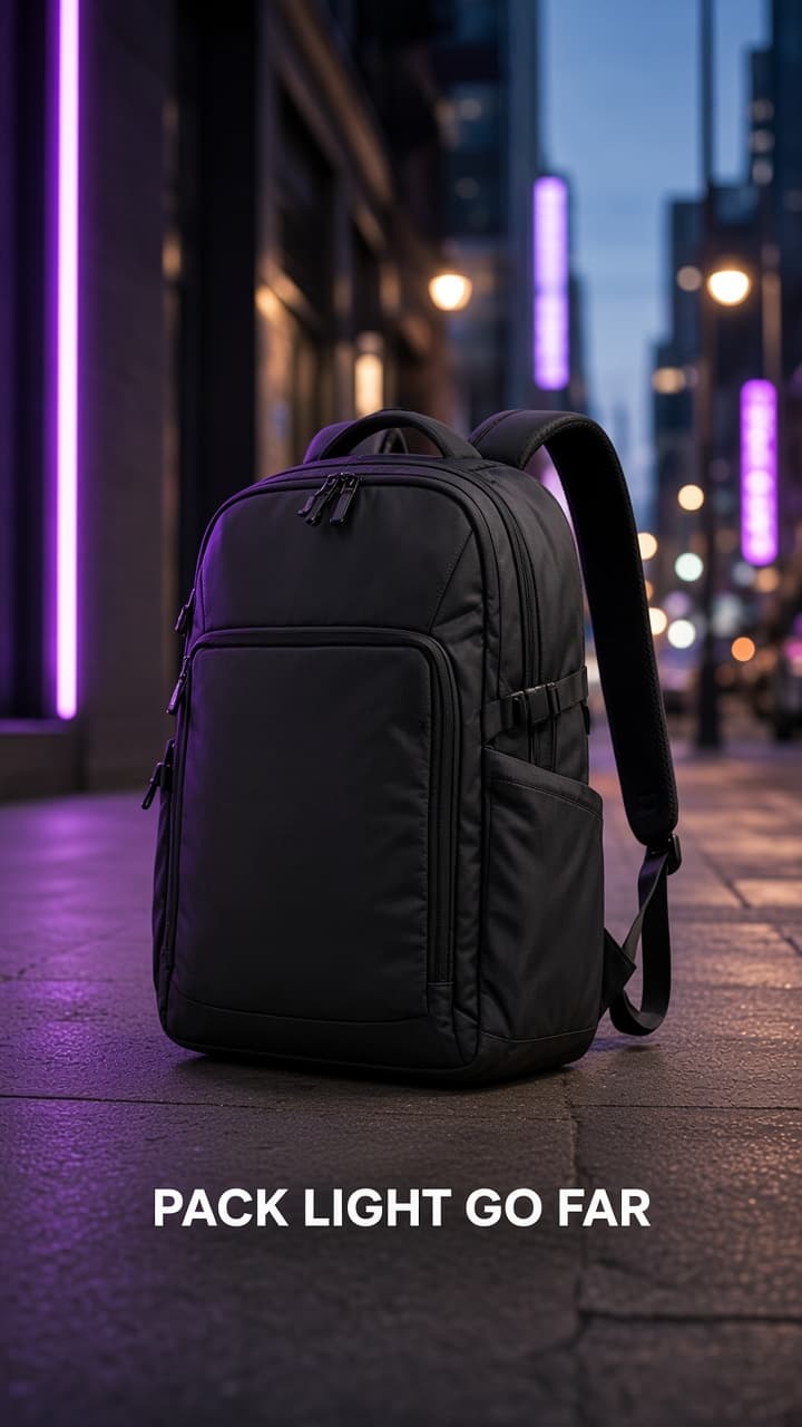 Apparel product ad frame generated from a product-page hero image